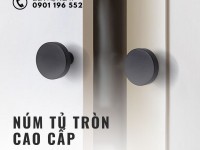Núm tủ cao cấp dạng tròn trơn NK267 | Zalo 0901 196 552