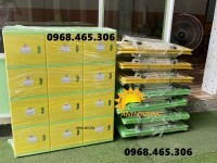 Tủ đựng nhựa đựng balo cặp sách, đồ dùng mầm non