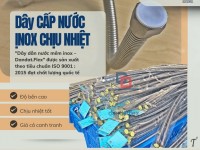 Dây dẫn nước inox nóng lạnh, dây dẫn nước vòi chậu, dây nối mềm inox cho sprinkler