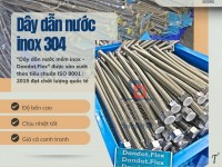 Dây dẫn nước inox nóng lạnh, dây dẫn nước vòi chậu, dây nối mềm inox cho sprinkler