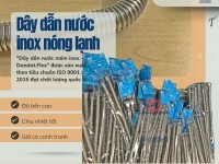 Dây dẫn nước inox nóng lạnh, dây dẫn nước vòi chậu, dây nối mềm inox cho sprinkler