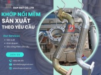 Khớp nối giảm chấn máy phát, khớp nối mềm inox thủy lực, khớp nối chống rung kim loại