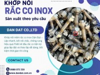 Khớp nối  mềm inox 304, khớp nối mềm inox nối bích, khớp nối mềm kim loại