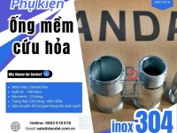 Ống mềm chữa cháy - sprinkler tự động, ống mềm inox chữa cháy, phụ kiện ống mềm sprinkler
