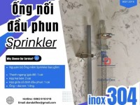 Ống mềm chữa cháy - sprinkler tự động, ống mềm inox chữa cháy, phụ kiện ống mềm sprinkler