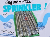 Ống mềm nối đầu phun chữa cháy, dây mềm sprinkler PCCC, ống nối mềm kết nối đầu phun sprinkler