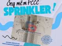 Ống mềm nối đầu phun chữa cháy, dây mềm sprinkler PCCC, ống nối mềm kết nối đầu phun sprinkler