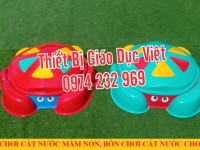 Bể chơi cát nước mầm non, bể chơi cát và nước cho bé