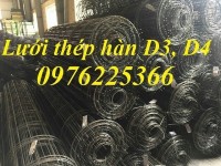 Lưới thép đổ sàn D4, Lưới thép hàn D4, Lưới thép hàn phi 4