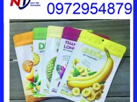 Sản xuất bao bì đựng trái cây sấy, in túi zipper đựng trái cây sấy