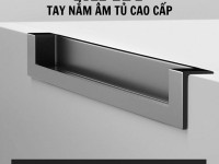 Tay nắm tủ quần áo dạng thanh âm NK410 | Zalo 0901 196 552