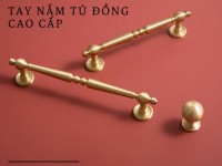 Tay nắm tủ đồng kiểu đốt tròn cổ điển NK414D | Zalo 0901 196 552