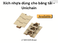Xích nhựa dùng cho băng tải. Hãng Unichain. Loại uni828 K325