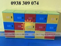Tủ nhựa đựng cặp mầm non, tủ nhựa đựng cặp balo trẻ em TN