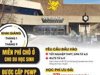 Du Học Canada 2025 – Ở Lại Làm 3 Năm Cùng Chỗ Ở Miễn Phí Tại St. Clair College 