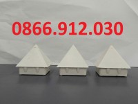 Chông hàng rào vuông 40x40mm, mũ chụp hàng rào