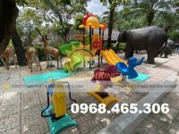 Thang leo cầu trượt trẻ em, xích đu khu vui chơi trẻ em