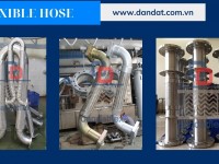 Khớp nối mềm inox 2 đầu mặt bích, Khớp nối chống rung, Khớp nối inox, Nối mềm inox
