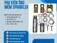 Ống mềm nối đầu phun chữa cháy, Khớp nối mềm Sprinkler, Dây mềm inox