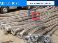 Khớp nối mềm chống rung inox, Ống mềm inox chịu nhiệt chịu áp cao, Khớp nối inox nối bích