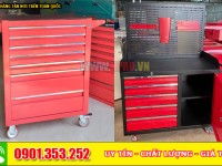 Tủ đựng đồ nghề 7 ngăn NPRO - màu đỏ