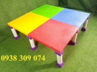 Bục sân khấu mầm non lắp ghép hàng nhập khẩu