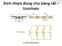 Xích nhựa Unichain 820 K325 (Hằng có sẵn)