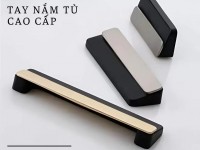 Tay nắm tủ bếp phối màu hiện đa