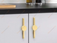 Tay nắm tủ thanh dài phối núm tròn NK447 | Zalo 0901 196 552