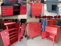 Tủ chứa đồ nghề 5 ngăn NPRO - màu đỏ