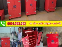 Tủ chứa đồ nghề 5 ngăn NPRO - màu đỏ