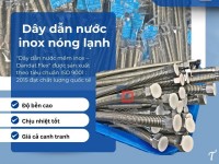 Dây dẫn nước nóng lạnh, ống mềm cấp nước ren trong, ống inox dẫn nước chữa cháy