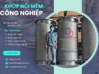 Khớp nối kim loại nối bích, khớp nối mềm dẫn xăng dầu, khớp nối mềm inox chống rung