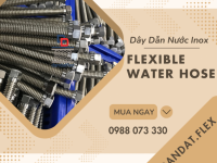 Dây Dẫn Nước Inox 304, Dây Cấp Nước Nóng Lạnh, Ống Mềm Dẫn Nước Inox