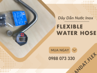 Dây Dẫn Nước Inox 304, Dây Cấp Nước Nóng Lạnh, Ống Mềm Dẫn Nước Inox