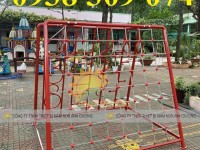 Thang leo mầm non,khung leo cho bé,khung leo trèo vận động