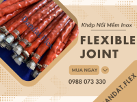 Khớp nối mềm kim loại, Khớp nối mềm rắc co ren, Khớp nối mềm inox bọc PJ chống cháy