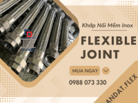 Khớp nối mềm kim loại, Khớp nối mềm rắc co ren, Khớp nối mềm inox bọc PJ chống cháy