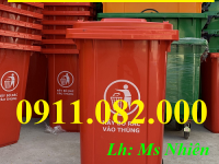  Bán thùng rác nhựa khuôn tròn, khuôn vuông giá rẻ, thùng rác 120 lít 240 lít 660 lít- lh 0911.082.000