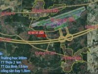 Bán đất Lương Tài, Bắc Ninh. 90m2 * mt 5m * 2,65 tỷ. ô tô tránh, kinh doanh
