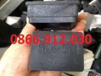 Nút bịt cao su vuông 50mm, nắp bịt nhựa vuông 50x50mm