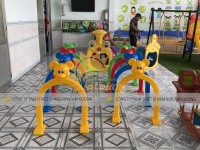 Cổng chui hình con vật ngộ nghĩnh cho trẻ em mầm non