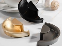 Tay nắm âm tủ dạng bán nguyệt NK463 | Zalo 0901 196 552