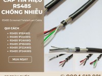 Cáp tín hiệu RS485 xoắn chống nhiễu Altek Kabel 1 pair 24AWG