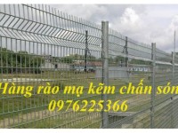 Hàng rào thép hàn mạ kẽm nhúng nóng