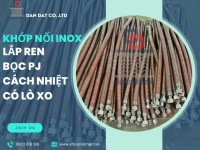 Khớp nối mềm nối ren, khớp nối ren công nghiệp, khớp nối mềm kết nối ren trong