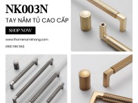 Tay nắm tủ họa tiết dạng lưới NK003N | Zalo 0901 196 552