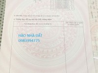 BÁN ĐẤT LƯƠNG TÀI, BẮC NINH. 85M2 * MT 5M * 980 TRIỆU. FULL THỔ CƯ