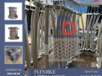 Khớp nối mềm chống rung, khop noi mem inox, khớp nối mềm nối bích DN50
