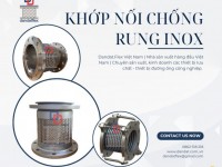 Khớp nối mềm chống rung, khop noi mem inox, khớp nối mềm nối bích DN50